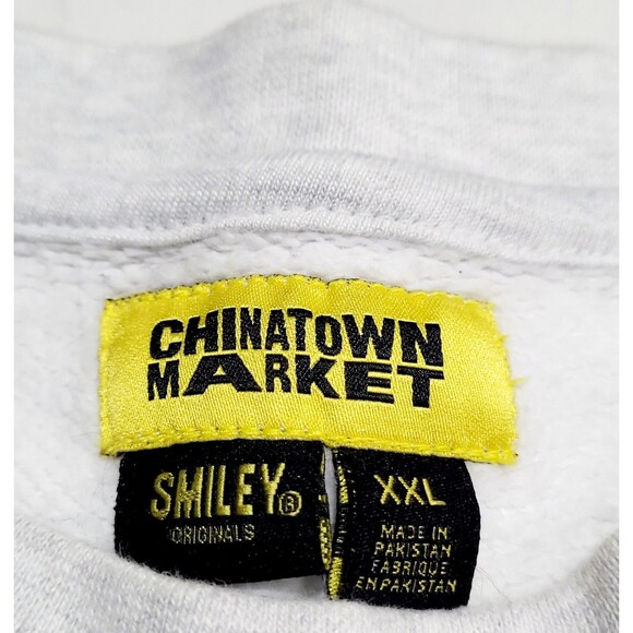 Chinatown Market x Smiley Originals Mens XXL Pullover Crewneck Sweatshirt EUC - Picture 4 of 8